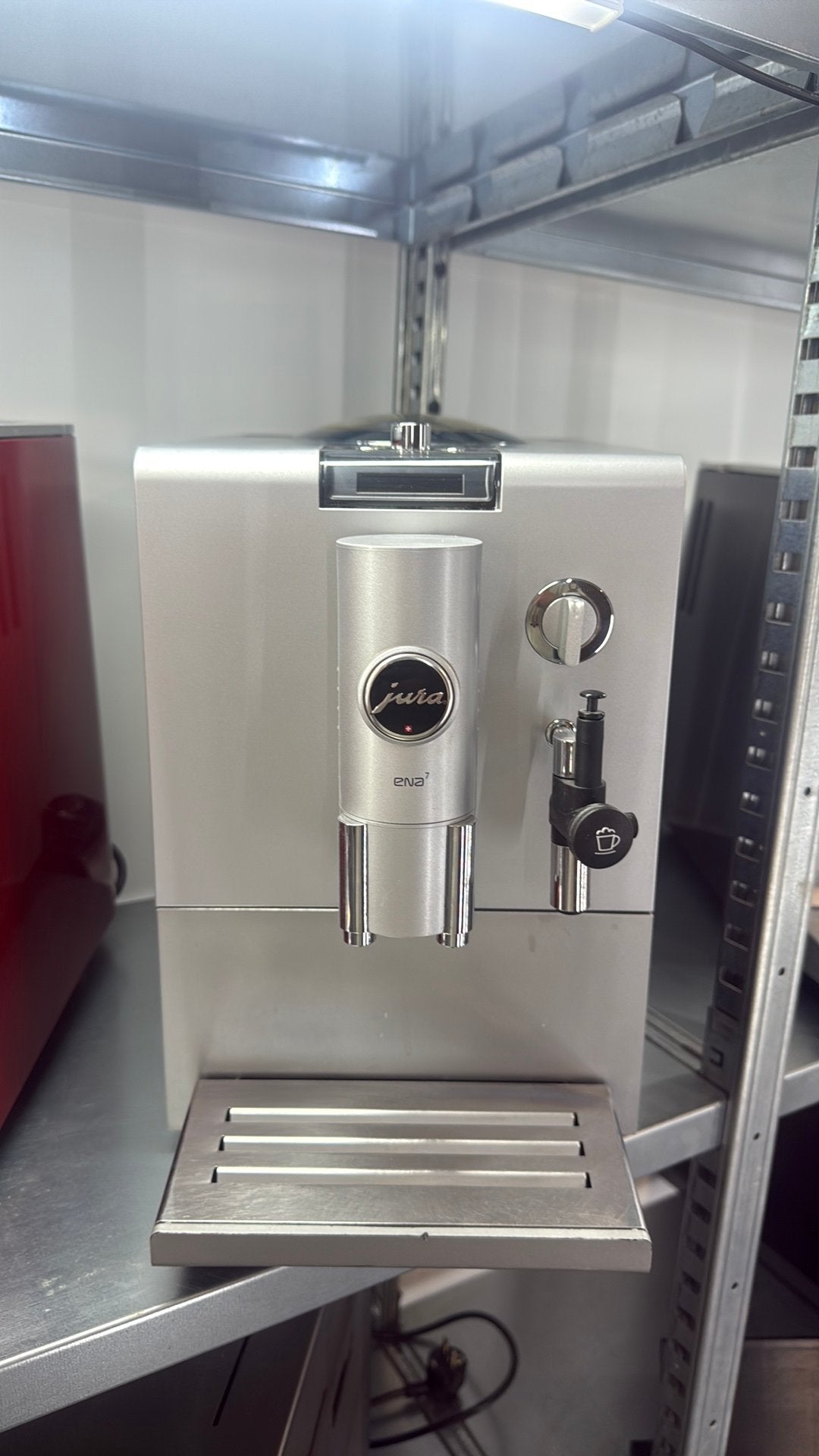 Jura ENA 7 Volautomatische Espressomachine – Zwart, Witgoed en Apparatuur, Koffiezetapparaten, Ophalen of Verzenden, Espresso apparaat