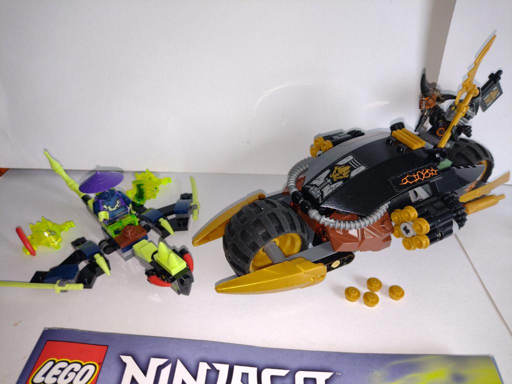 70733 Ninjago, Blaster Bike compleet met bouwtekening, Lego, Ophalen of Verzenden, Compleet, Zo goed als nieuw