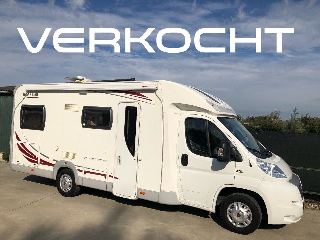 LAGE ENKELE BEDDEN Homecar P631 Bj 2011 45.000km ZEER MOOI!, Ringverwarming, Fiat, 7 tot 8 meter, Bedrijf
