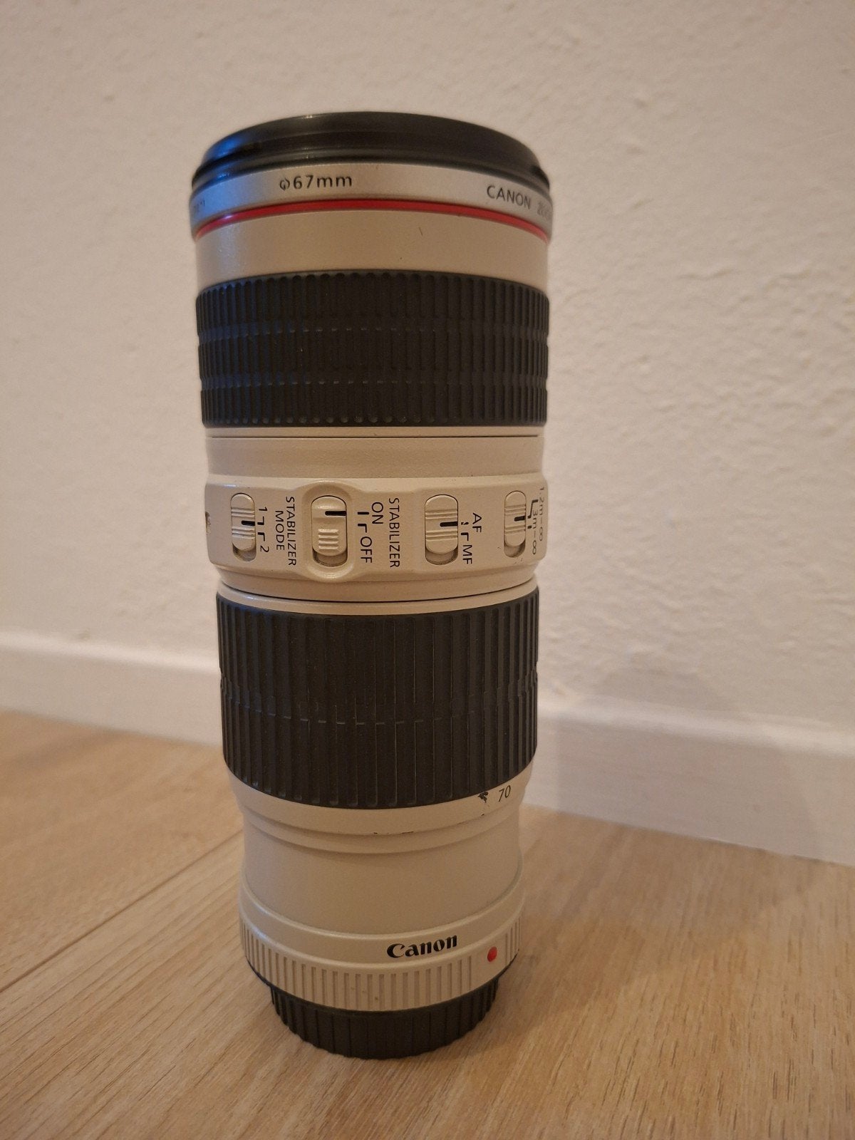 Canon 70-200mm F4 L IS USM, Canon, Zo goed als nieuw, Autofocus, Canon EF