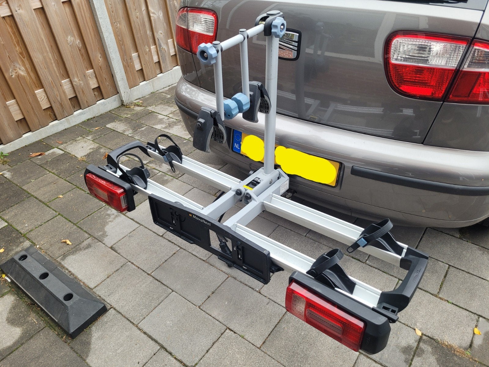 Fietsendrager Movanext Lux  opvouwbaar voor 2 fietsen, Auto diversen, Ophalen, Gebruikt, Brede banden, 2 fietsen