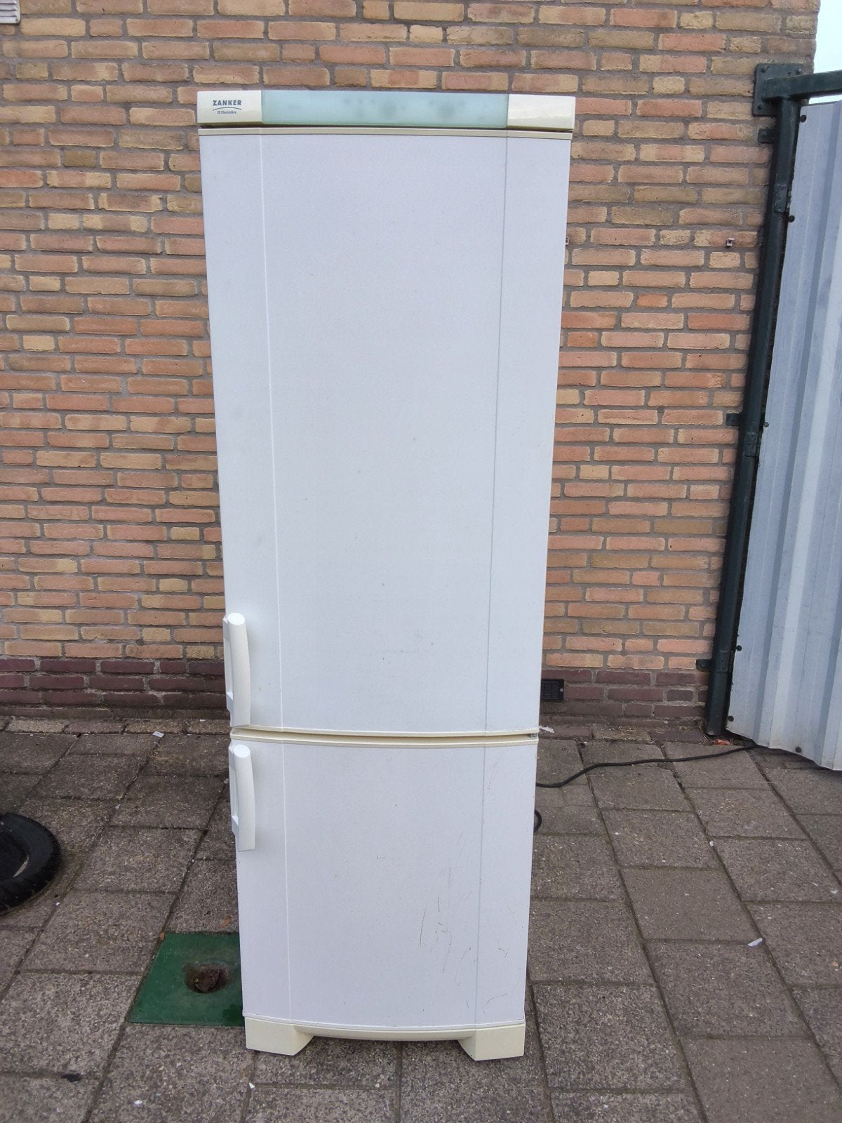 zanker koelvriescombinatie hoog 185 cm mooi voor in deschuur, Ophalen, Gebruikt, 200 liter of meer, Met aparte vriezer