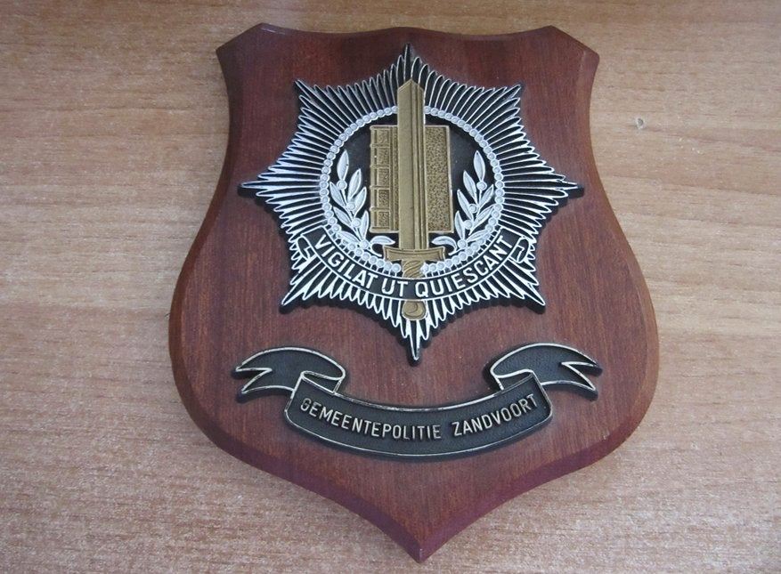 Wapenschild Gemeentepolitie Zandvoort, Verzenden, Overige soorten, Nederland, Overige typen