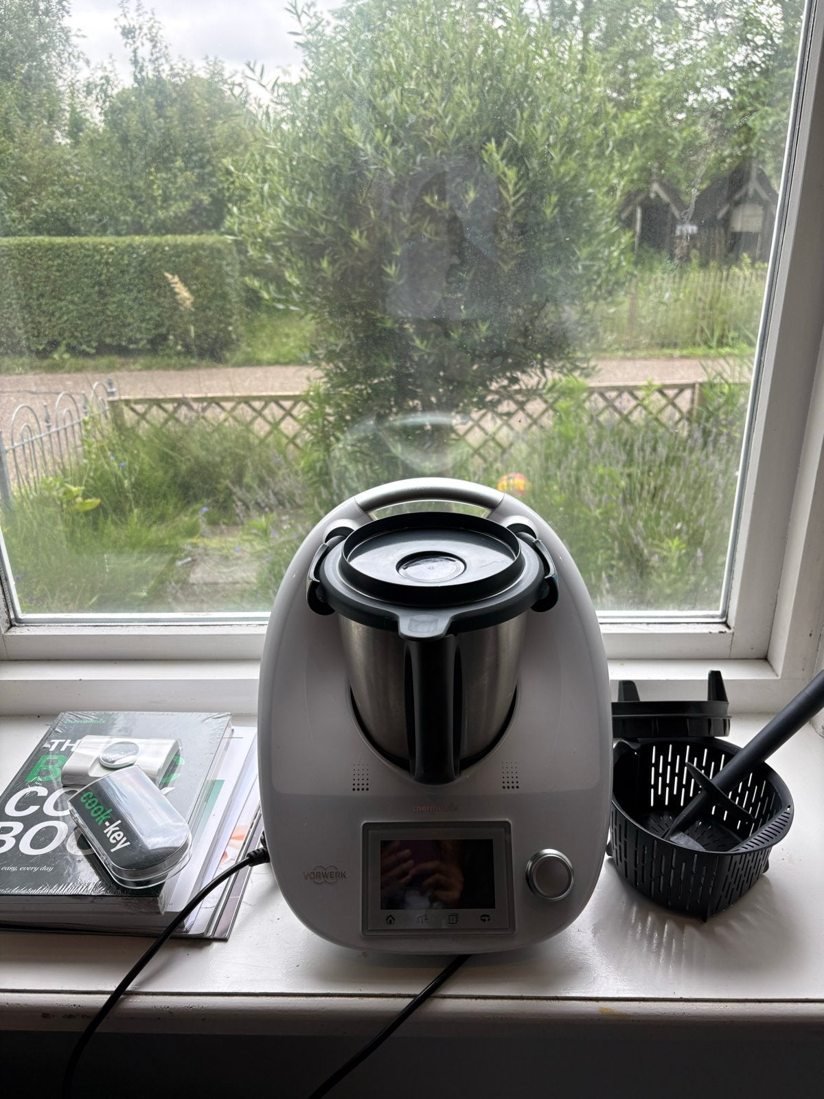 Thermomix TM5 met Cook-Key en kookboeken, 3 snelheden of meer, Ophalen of Verzenden, Zo goed als nieuw, 2 tot 3 liter