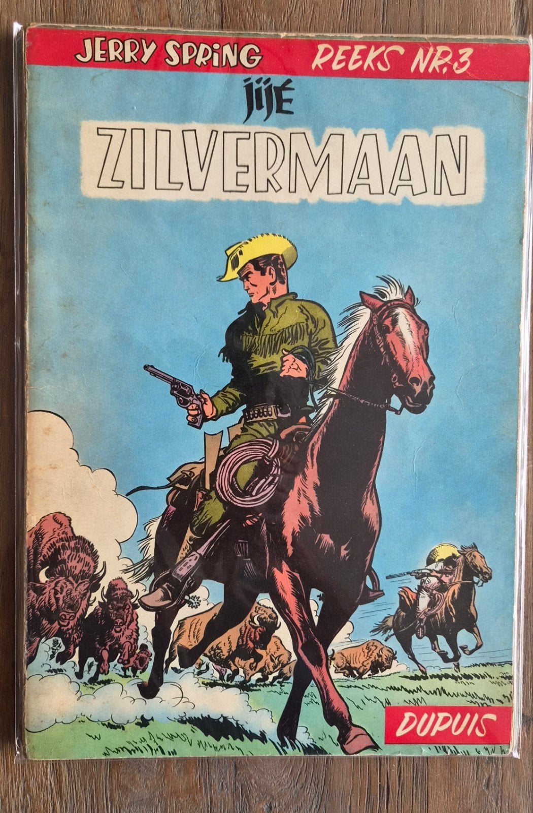 Jerry Spring Reeks Nr. 3: Jijé Zilvermaan Stripboek, Eén stripboek, Ophalen of Verzenden, Gelezen