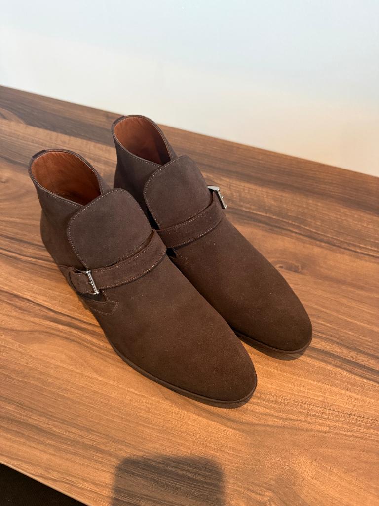A.Testoni schoenen , nieuw maat 7.5, Ophalen of Verzenden, Nieuw, Bruin, Overige typen