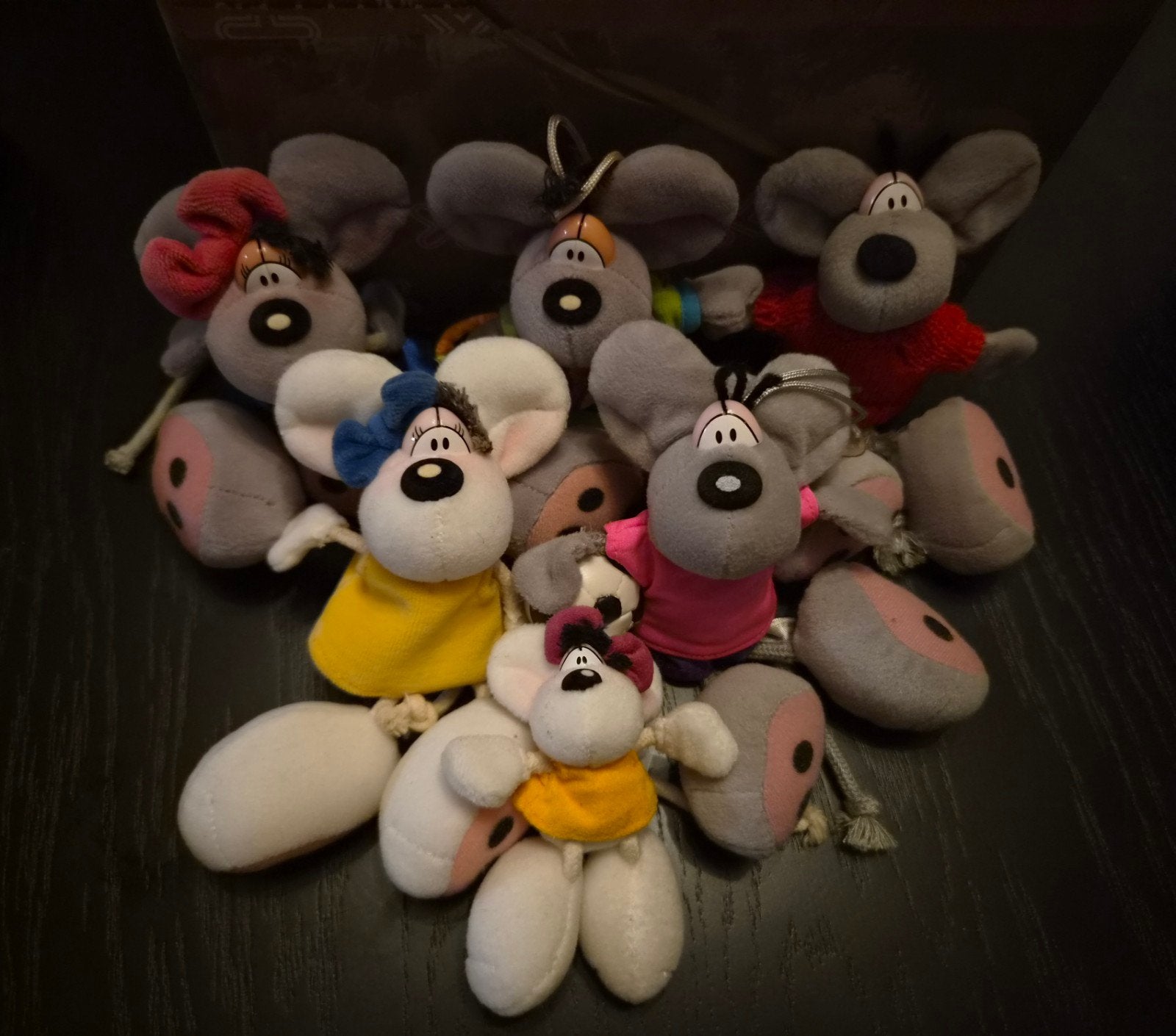 Diddl knuffels 6 kleine en 5 grote, Ophalen of Verzenden, Verschillende figuren, Zo goed als nieuw, Knuffel