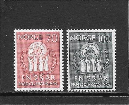 Noorwegen 25 jaar VN, Ophalen of Verzenden, Noorwegen, Postfris