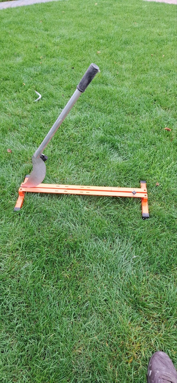 Laminaatsnijder - Handig gereedschap voor vloerleggers, Ophalen of Verzenden, Gebruikt, Snijgereedschap, Overige merken