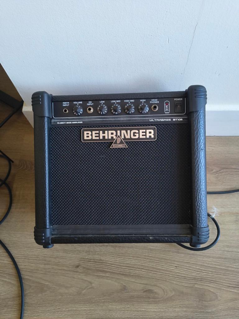 Free Behringer BT108 Bass practice amp (see description), Ophalen, Gebruikt, Basgitaar, Minder dan 50 watt