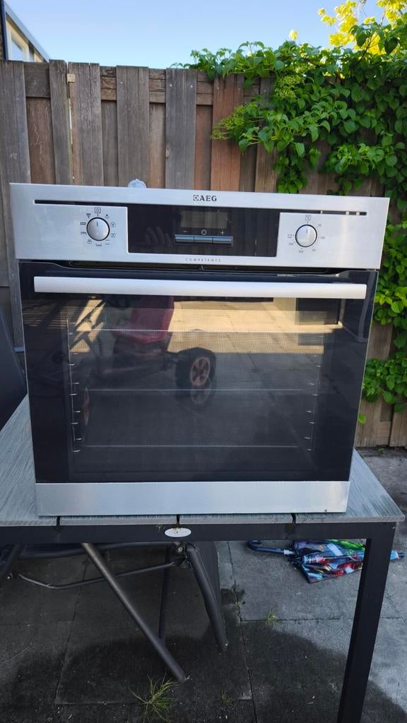 AEG Inbouw Combi Oven - Perfect voor elke keuken, 45 tot 60 cm, Gebruikt, Hete lucht, Ophalen of Verzenden