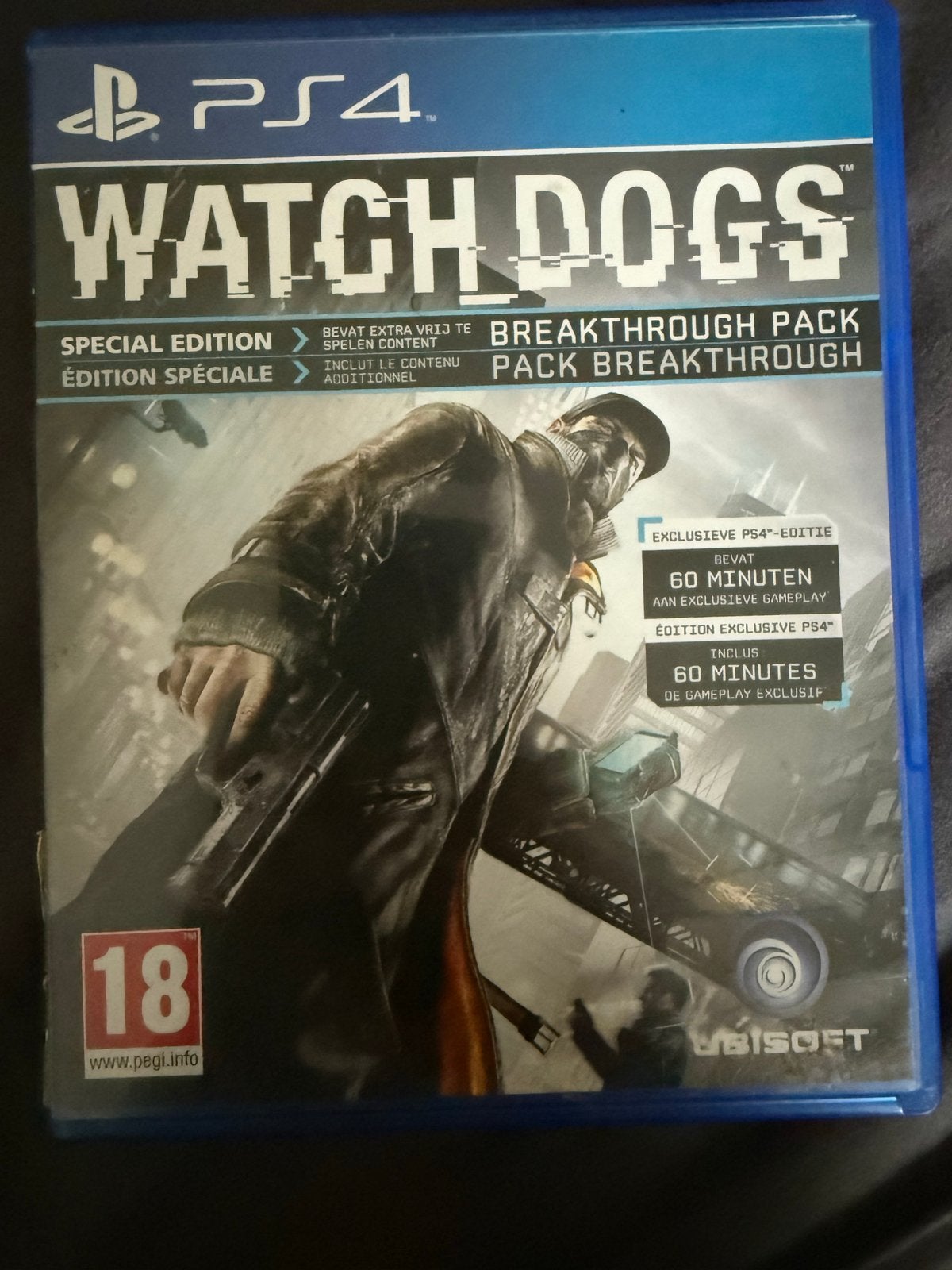 Watch Dogs Special Edition PS4 - Actie/Avontuur, Avontuur en Actie, Online, Vanaf 18 jaar, 1 speler