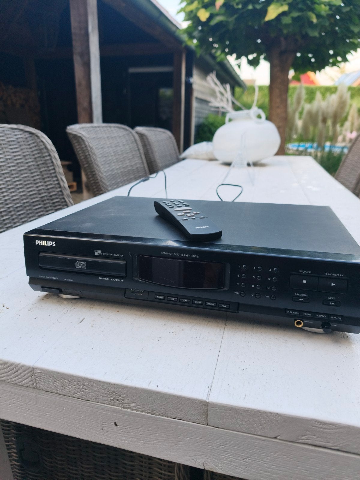 Philips CD751 Compact Disc speler , zeer gewild model., Ophalen of Verzenden, Philips