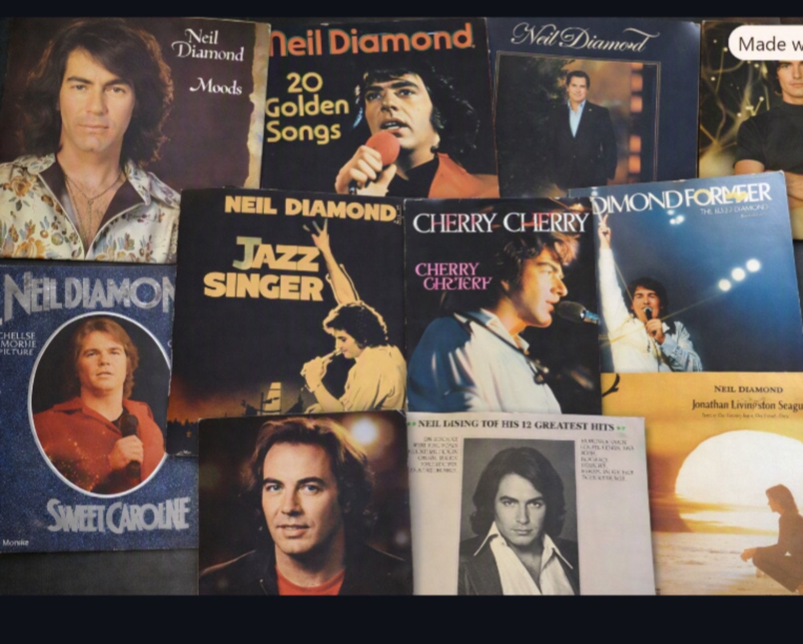 Collectie Neul Diamond, Cd's en Dvd's, Ophalen, Gebruikt, 12 inch