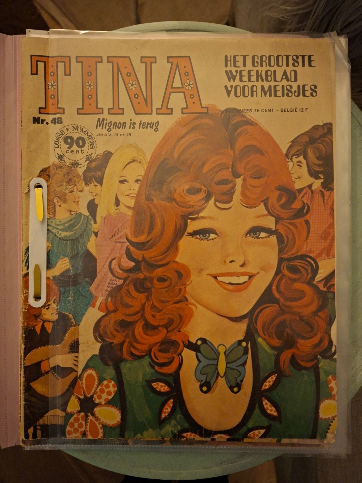 Oude vintage Tina's, meerdere jaargangen., Boeken, Meerdere stripboeken, Ophalen of Verzenden, Gelezen