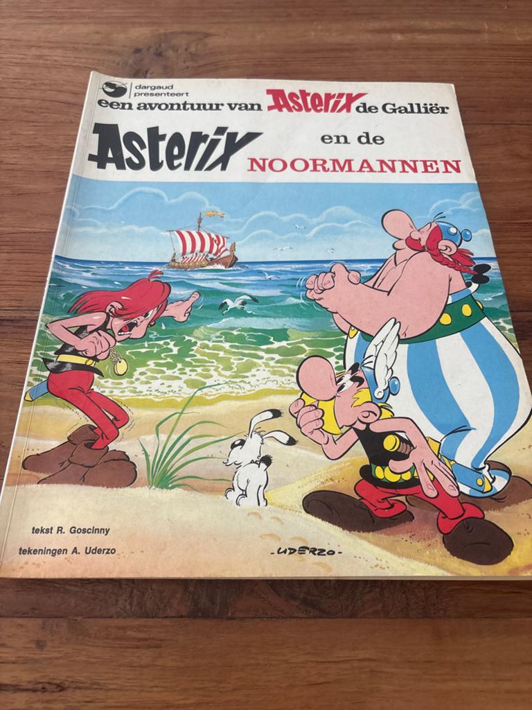Asterix en de Noormannen - Stripboek, Boeken, Stripboeken, Eén stripboek, Ophalen of Verzenden, Gelezen