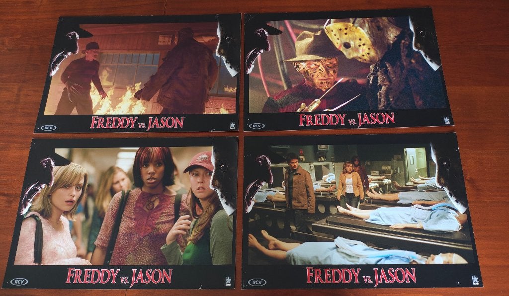 Freddy vs Jason lobby cards, Verzamelen, Ophalen, Gebruikt, Film en Tv