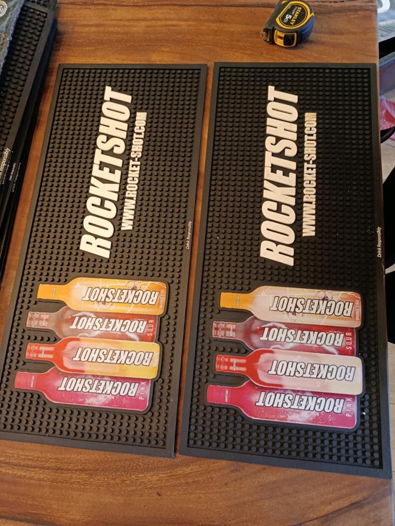 Rocketshot barmat, Ophalen of Verzenden, Reclamebord