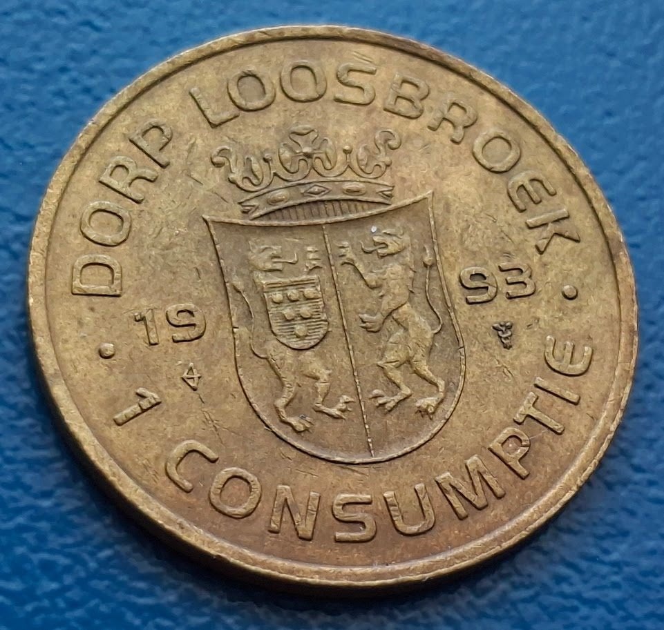 Consumptiepenning Loosbroek Disco-Dancing Lunenburg - 1993, Verzenden, Overige materialen, Nederland