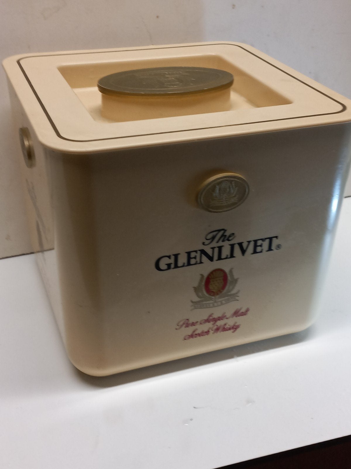Vintage The Glenlivet IJsemmer - Supadry Made in England, Huis en Inrichting, Beige, Flessenkoeler, Gebruikt, Kunststof