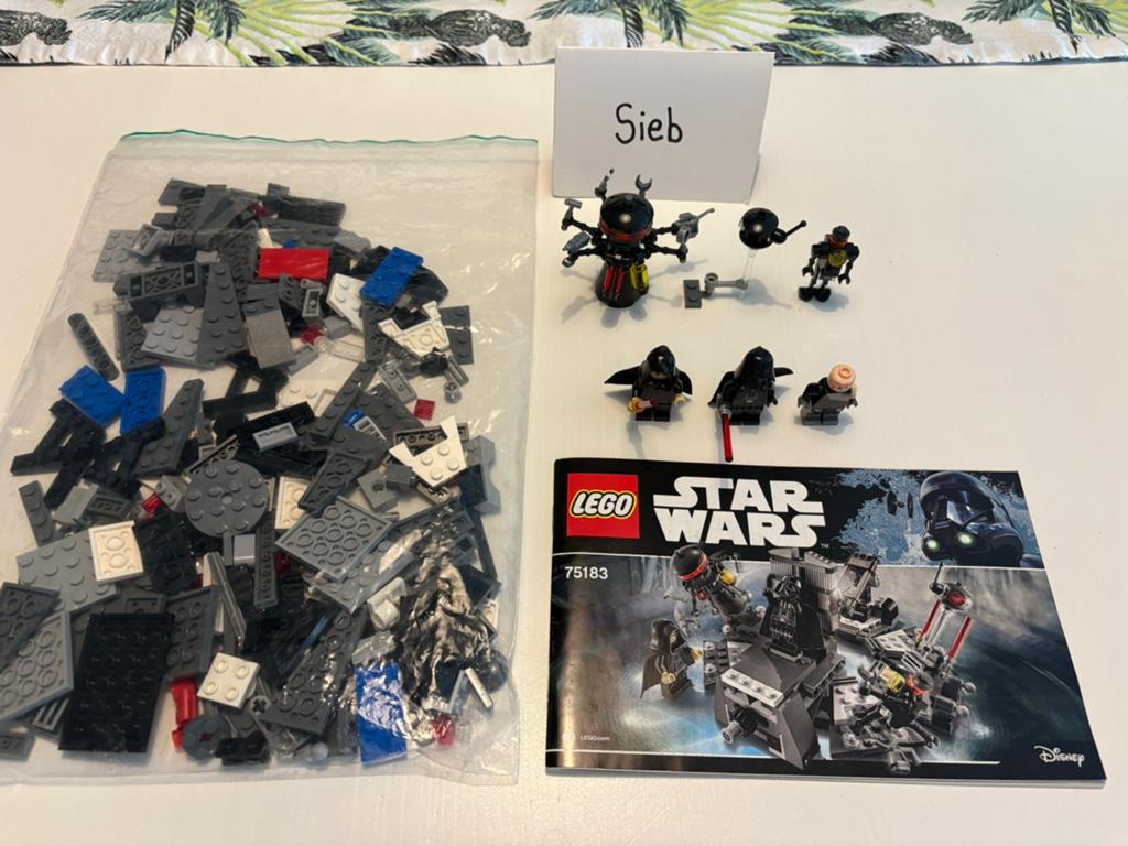 Lego Star Wars 75183 Darth Vader Transformation, Star Wars, Lego, Ophalen of Verzenden, Zo goed als nieuw