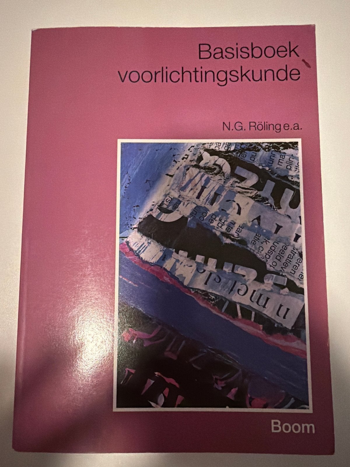 Basisboek voorlichtingskunde - N.G. Röling e.a., Boeken, Ophalen of Verzenden, Gamma, Gelezen, HBO