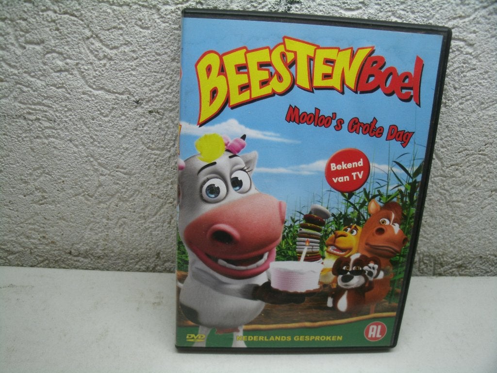 dvd 227k beestenboel mooloo's grote dag, Cd's en Dvd's, Alle leeftijden, Ophalen of Verzenden, Zo goed als nieuw, Europees