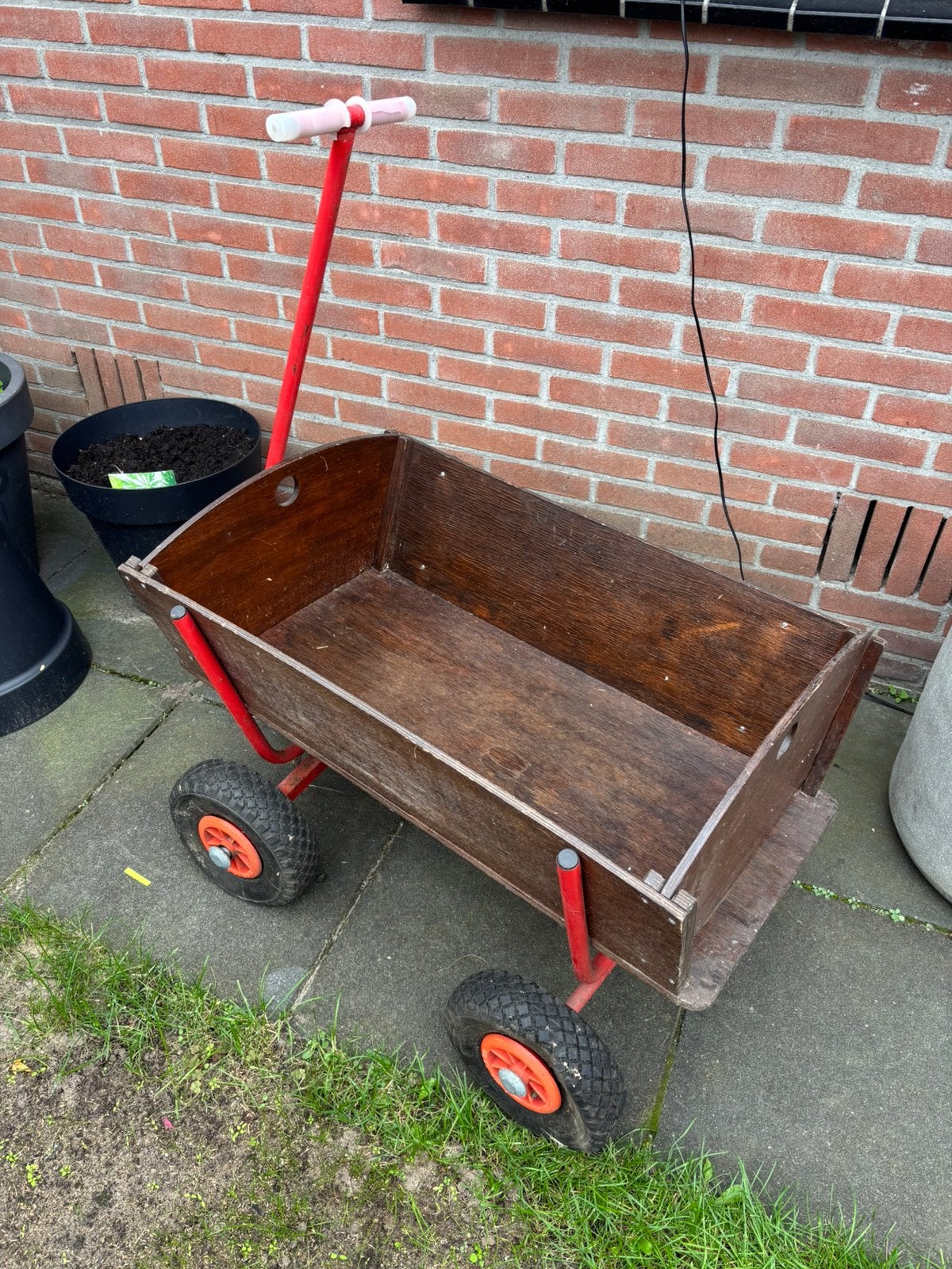 Bolderkar met lege banden, Caravans en Kamperen, Ophalen, Gebruikt