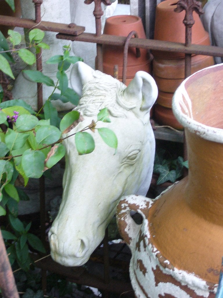 Tuinbeeld Art Deco paard pony tuinbeeld beeld "De Evenaar", Tuin en Terras, Ophalen, Gebruikt, Steen