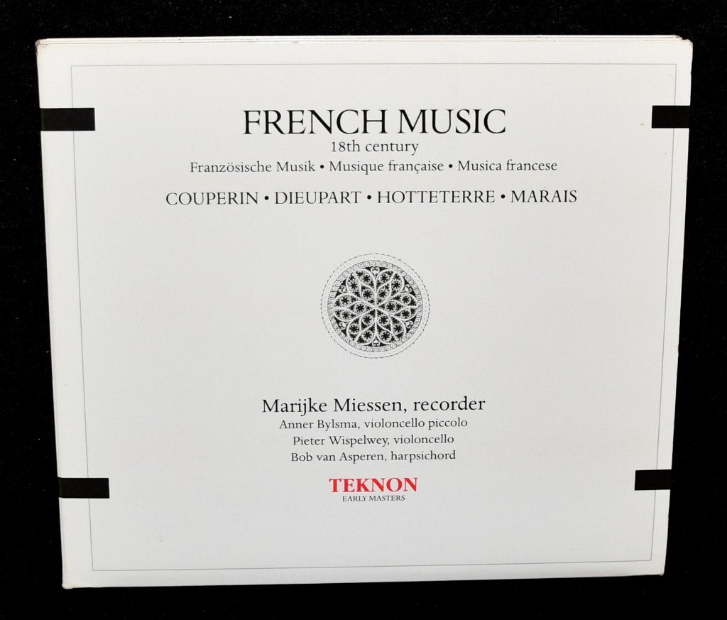French Music - 18th Century - Marijke Miessen, Recorder - An, Ophalen of Verzenden, Classicisme, Zo goed als nieuw, Overige typen