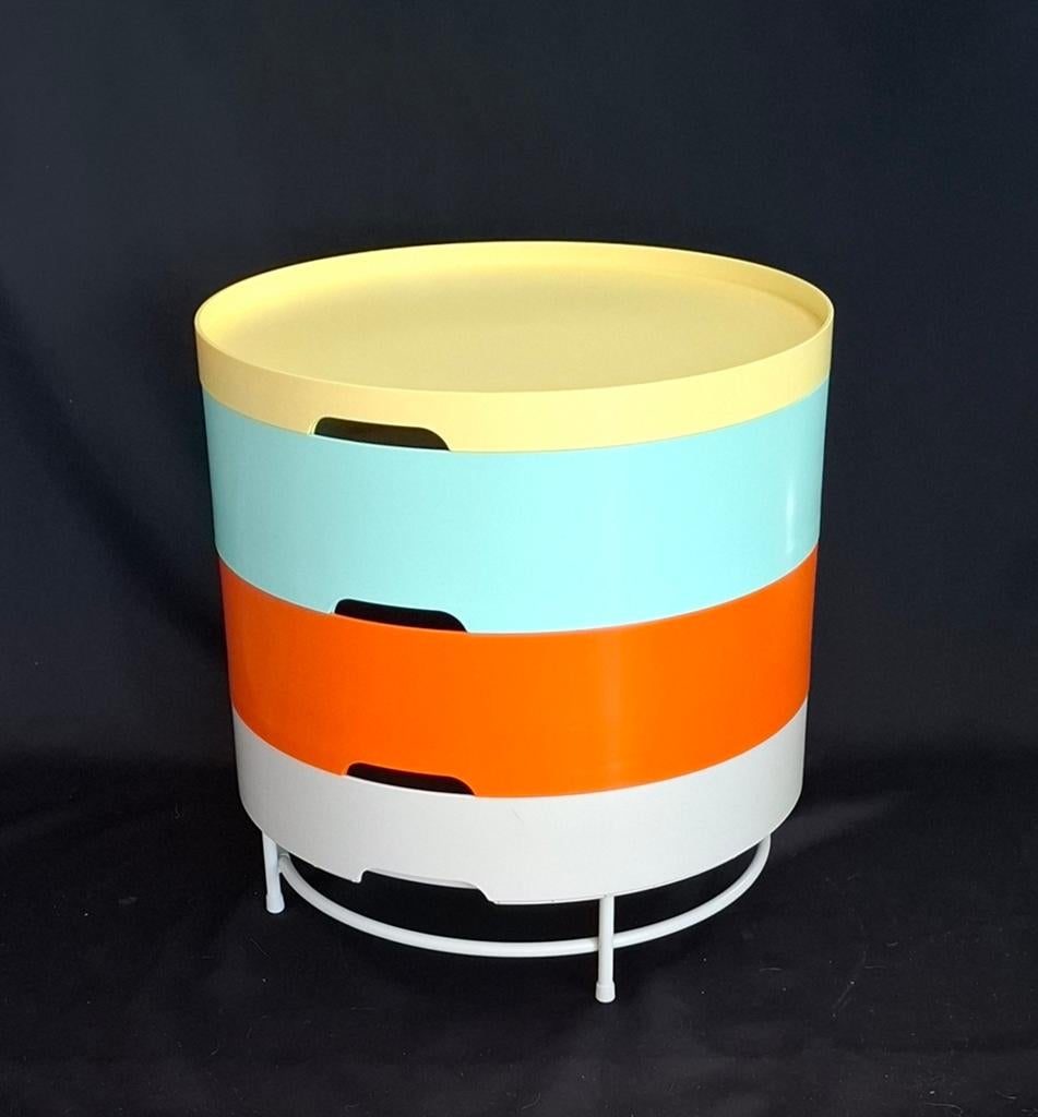 Iconische IKEA Multicolor PS 2014 Bijzettafel, Ophalen, Gebruikt, Rond, Minder dan 55 cm