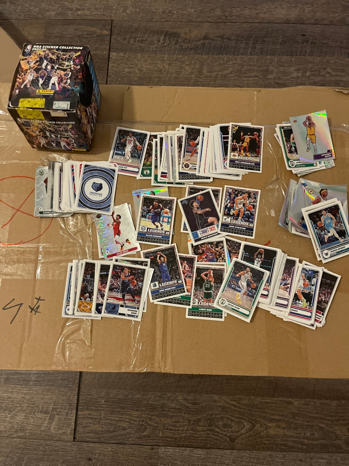 NBA Sticker Collectie 2023-24 met veel kaarten, Ophalen of Verzenden, Zo goed als nieuw