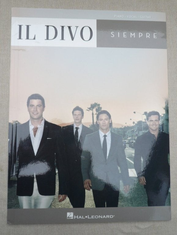 Siempre – Il Divo (songbook piano-vocal-guitar), Gebruikt, Overige genres, Ophalen of Verzenden, Artiest of Componist