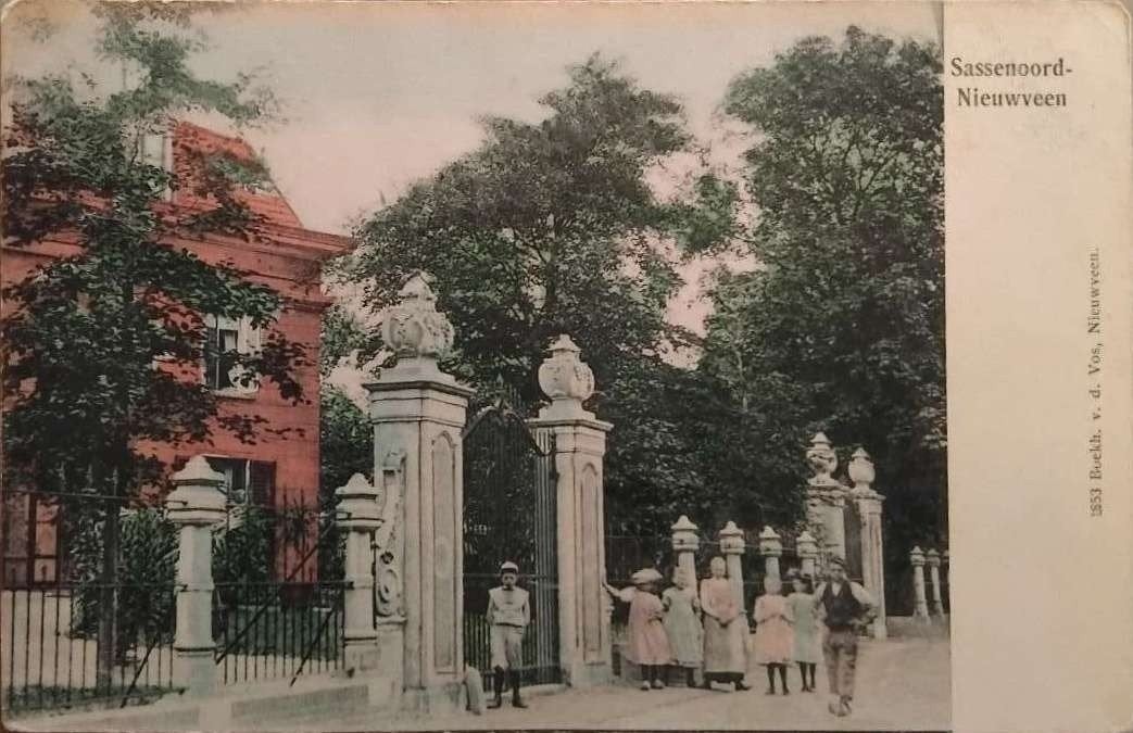 Huize Sassenoord – Nieuwveen (Zuid-Holland), Ophalen of Verzenden, Voor 1920, Ongelopen, Zuid-Holland