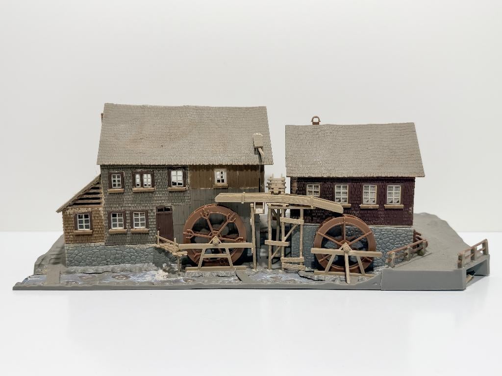 FALLER 130388 Hexenloch zaag watermolen +motor voor H0-spoor, Hobby en Vrije tijd, Gebruikt, Gelijkstroom of Wisselstroom, Brug, Tunnel of Gebouw