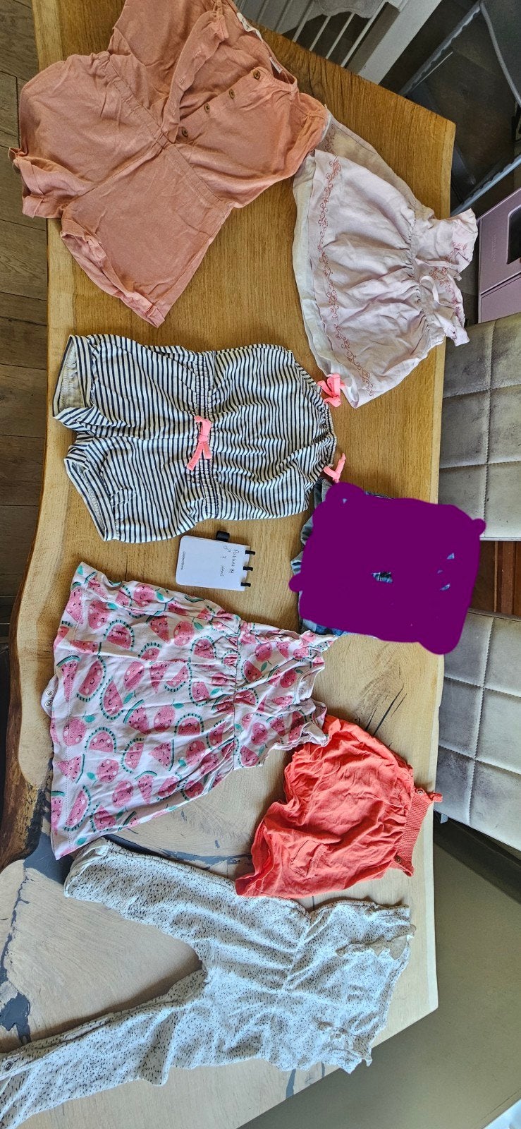Zomerkleding meisjes maat 86 - Pakjes en jurkjes, Ophalen of Verzenden, Gebruikt