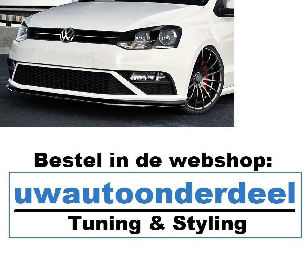 Spoiler Voorspoiler Lip Splitter Geschikt Voor Vw Polo GTI 6, Verzenden, Automotive Parts, A.parts@hotmail.nl, Trasmolenlaan 12 3447 GZ Woerden