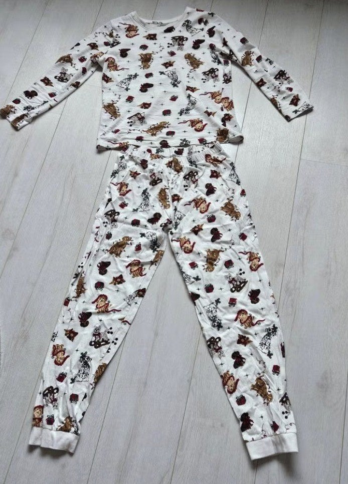 Grappige kerstpyjama Primark honden XS/S, Primark, Verzenden, Zo goed als nieuw, Maat 34 (XS) of kleiner