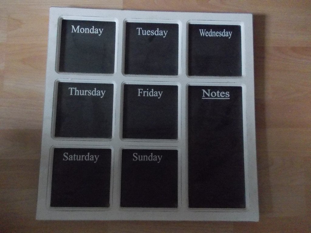 Een plan(krijt)bord., Ophalen, Gebruikt