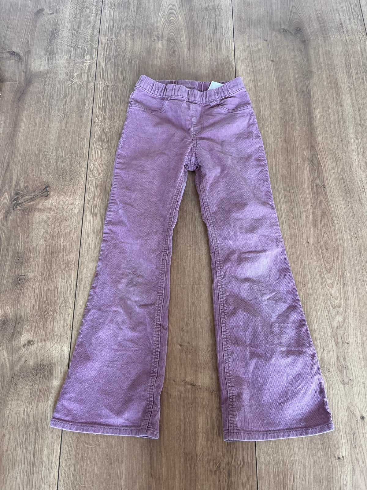 H&M flared corduroy broek maat 128, Ophalen, Gebruikt, Meisje