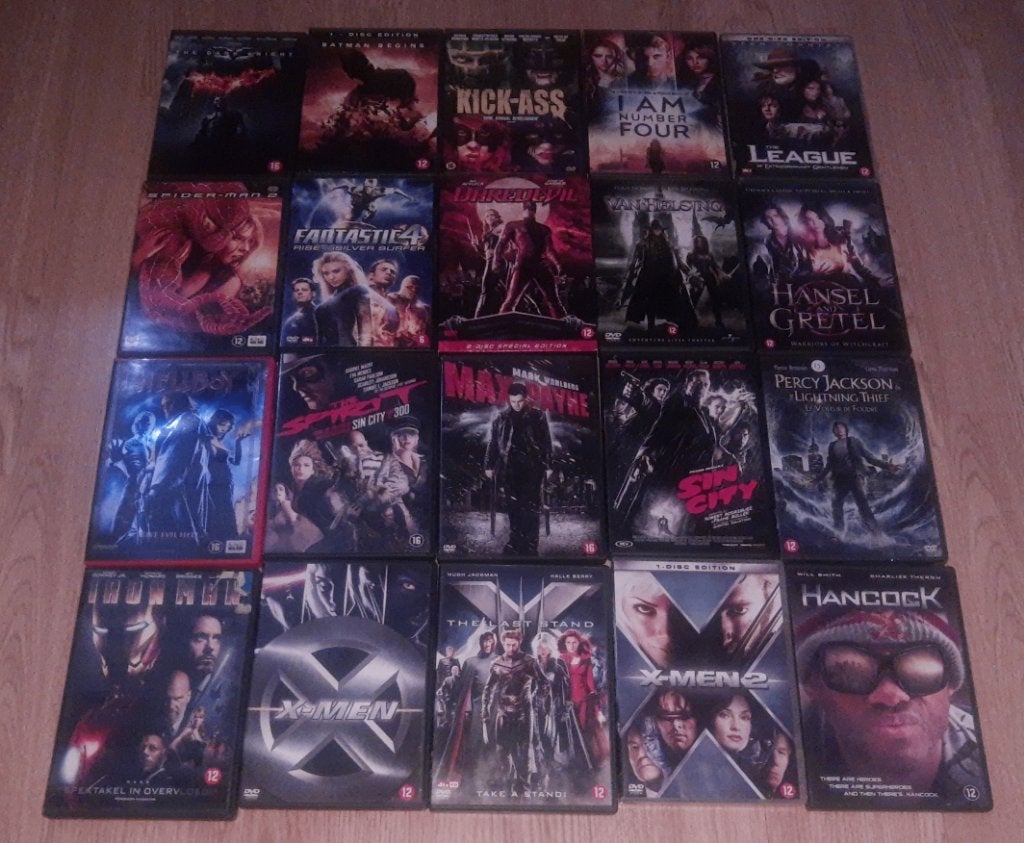 Partij 20x SUPERHELDEN / X-MEN Batman SIN CITY IRON MAN, Vanaf 16 jaar, Ophalen of Verzenden, Zo goed als nieuw