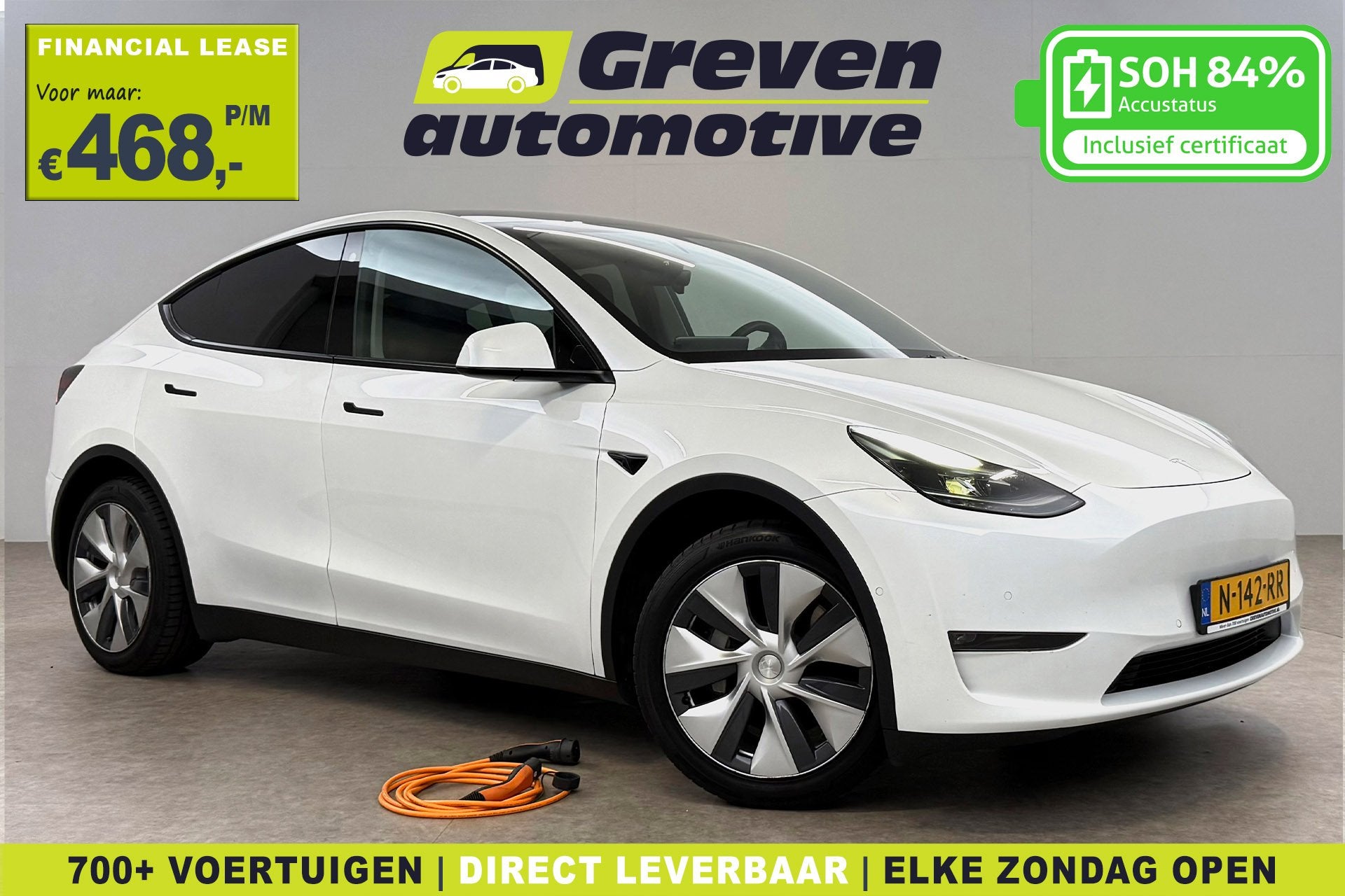 Tesla Model Y Long Range AWD 75 kWh | Snelladen | Autopilot, Auto's, Tesla, Automaat, Wit, 351 pk, SUV of Terreinwagen