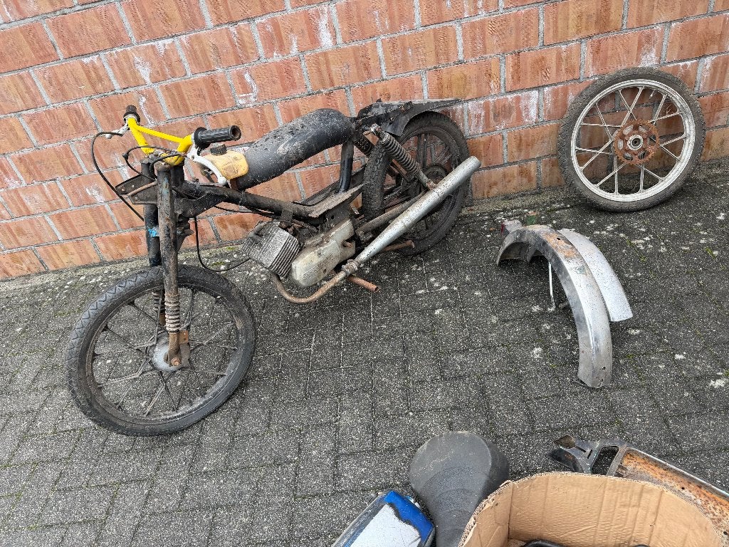 Zundapp ZR 20 voor onderdelen met papieren, Fietsen en Brommers, Ophalen, Gebruikt, Overige modellen