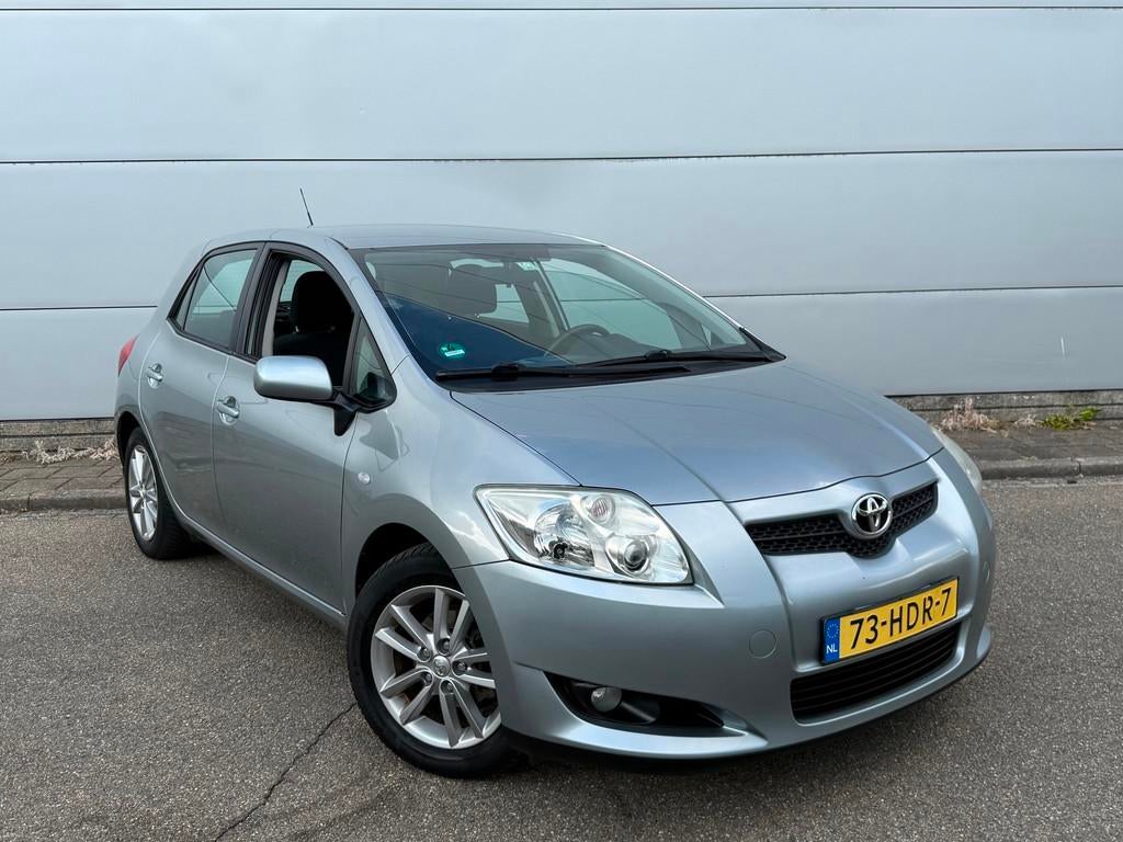 Toyota Auris 1.6-16V Dynamic 5D (bj 2008) NAVI|CLIMA|MOOIE A, Voorwielaandrijving, Gebruikt, Zwart, 4 cilinders