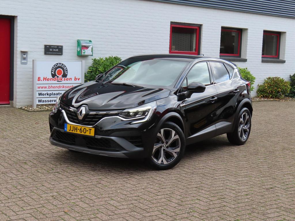 RENAULT Captur TCe 140pk Mild Hybrid R.S. Line/ Stoel + stuu, Keurmerk '100% Onderhouden', Gebruikt, 4 cilinders, Leder en Stof