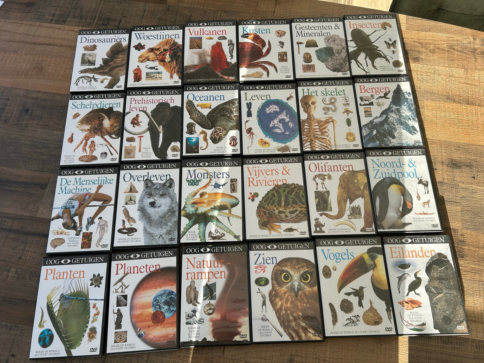 Ooggetuigen DVD Collectie - Educatieve Documentaires, Ophalen, Alle leeftijden, Natuur, Nederlands