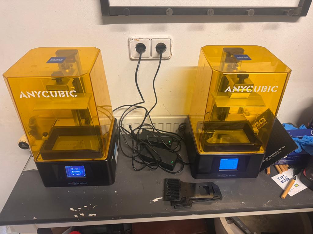 Complete Resin 3D Printerset– 2x Anycubic Photon Mono Resin, Computers en Software, 3D Printers, Ophalen of Verzenden, Gebruikt