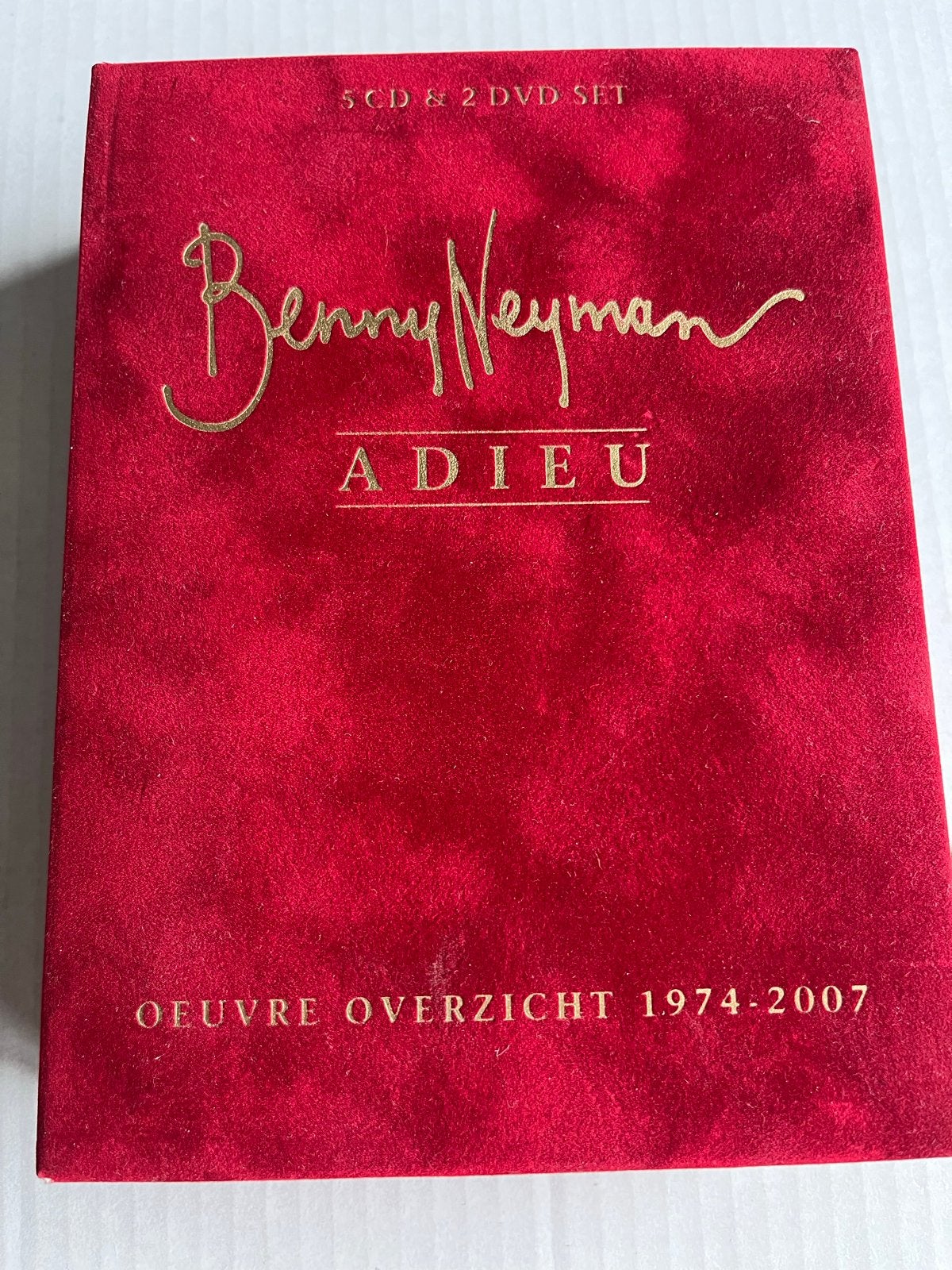 Benny Neyman - Adieu: Oeuvre Overzicht 1974-2007 (5CD & 2DVD, Boxset, Ophalen of Verzenden, Levenslied of Smartlap, Gebruikt