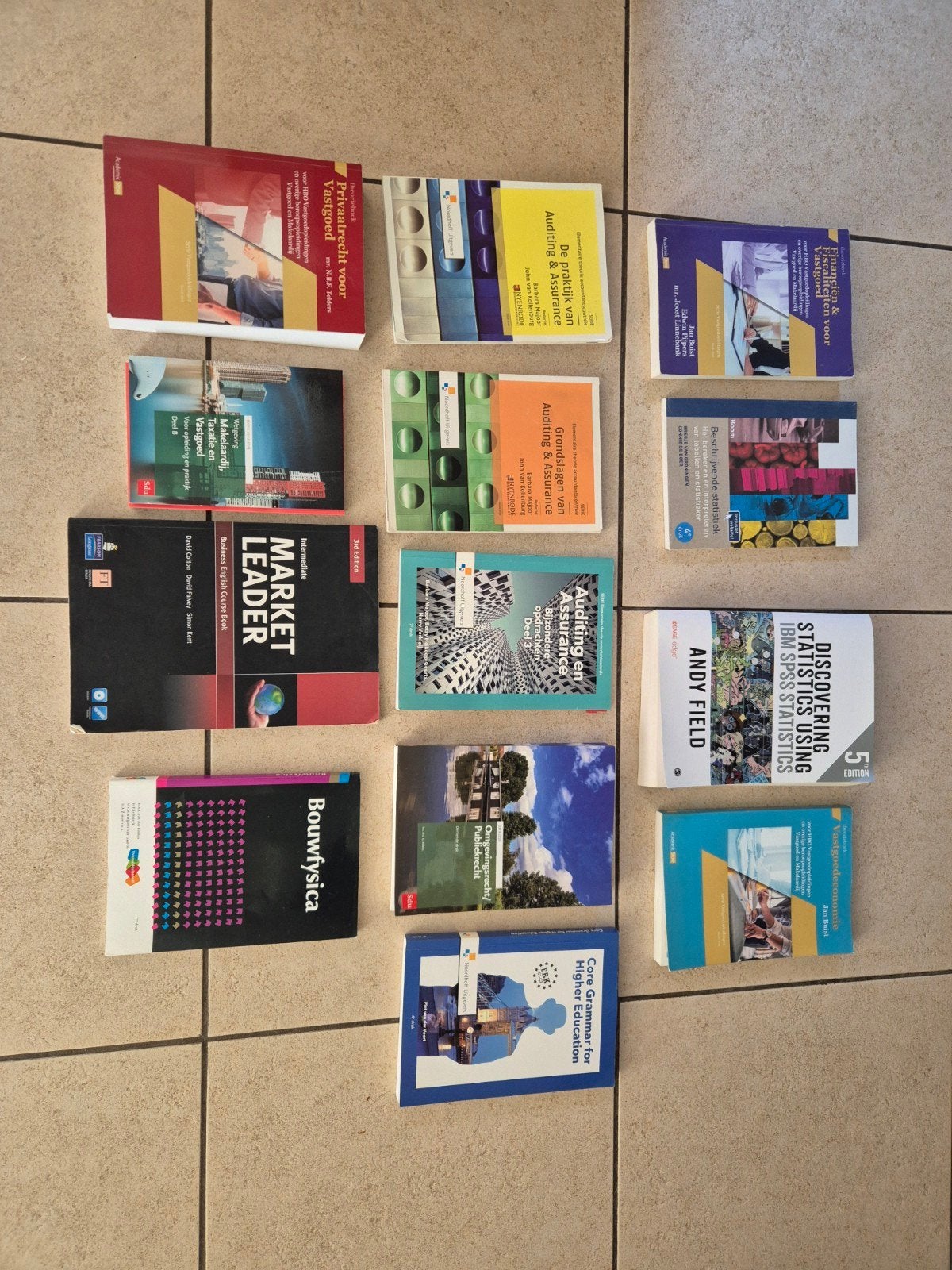 Diverse studieboeken: Vastgoed, Auditing, Statistiek & meer, Ophalen of Verzenden