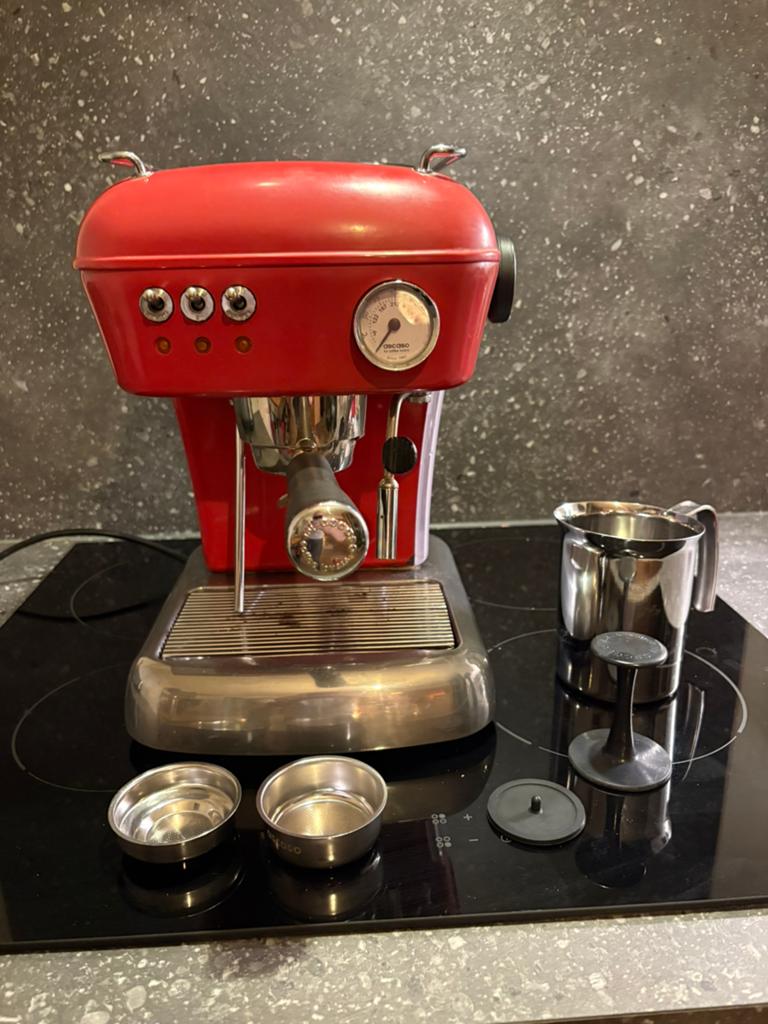Ascaso Dream Espresso Machine - Werkt niet volledig, Gebruikt, Espresso apparaat, Ophalen of Verzenden, 2 tot 4 kopjes